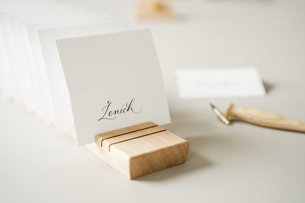 Kaligraficke svatebni menovky 2