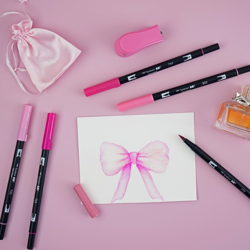 Tombow ABT Dual Brush Pen – Pink Edition 2 Tombow ABT Dual Brush Pen – Pink Edition - Obrázek 2