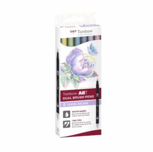 Tombow ABT Dual Brush Pen – Pastel Colours