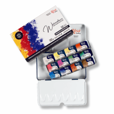 Sada akvarelových barev Rosa 12ks – Classic