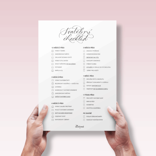 Svatební checklist (PDF)