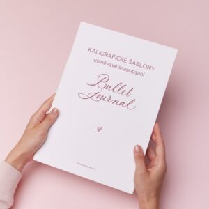 Kaligrafické šablony - Bullet journal - Digitální šablona PDF