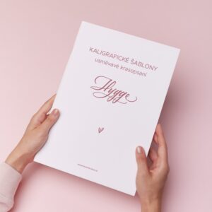 Hygge kaligrafické šablony - Digitální šablona (PDF)